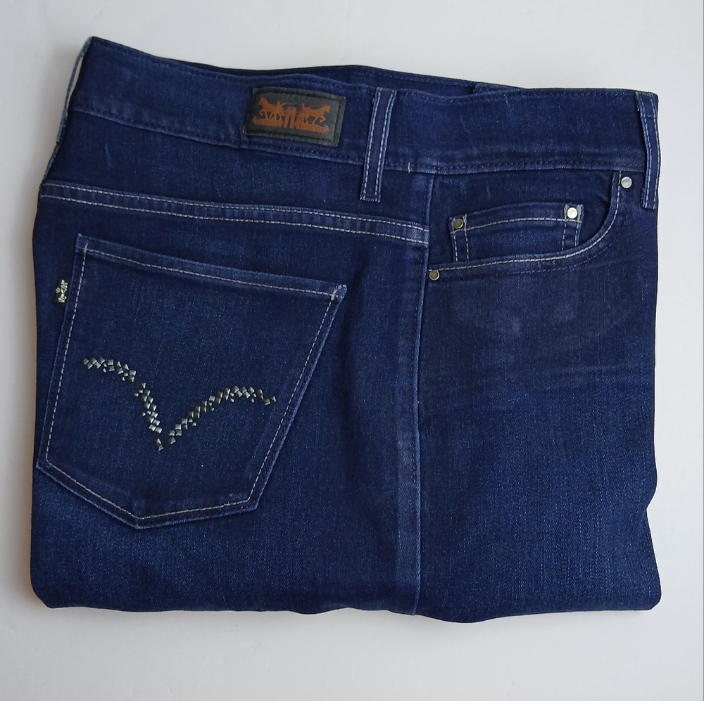 Levi's Perfectly Slimming 512 Bootcut Dark‎ Washed Jeans 12M